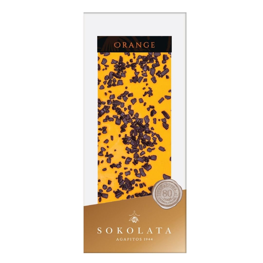 AGAPITOS Flavoured Chocolate Orange & White Chocolate 100g