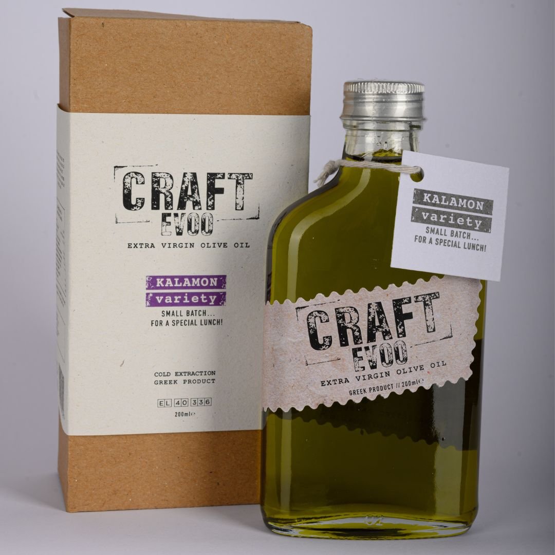 CRAFT EVOO Kalamon variety Extra Virgin Olive Oil 200ml