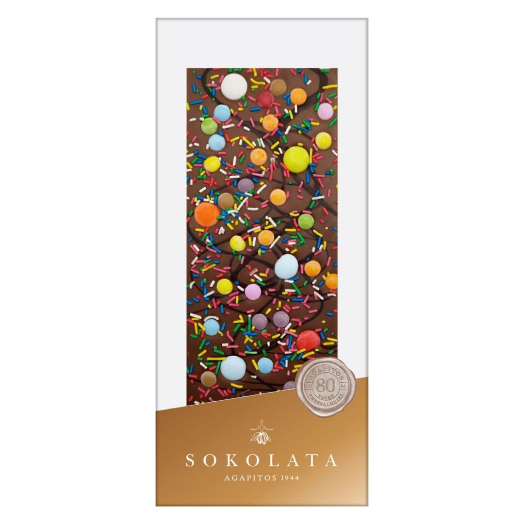 Smarties in Dark Milk and White Chocolates Agapitos 100g